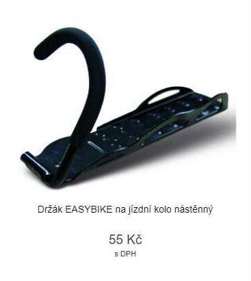 Držák EASYBIKE na jízdní kolo nástěnný