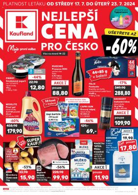 aktuální leták Kaufland 17.7.2024-23.7.2024