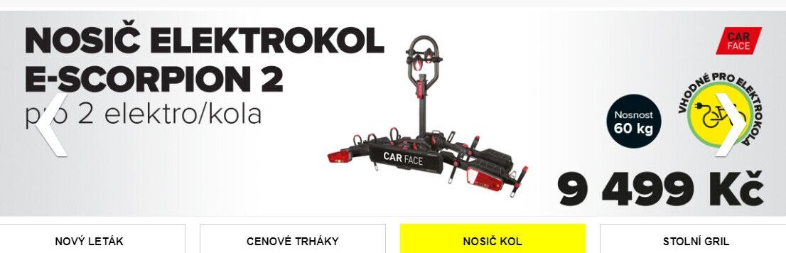 NOSIČ ELEKTROKOL E-SCORPION 2