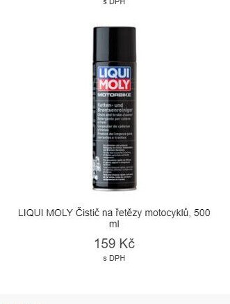 LIQUI MOLY Čistič na řetězy motocyklů, 500 ml