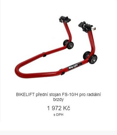 BIKELIFT přední stojan FS-10/H pro radiální brzdy
