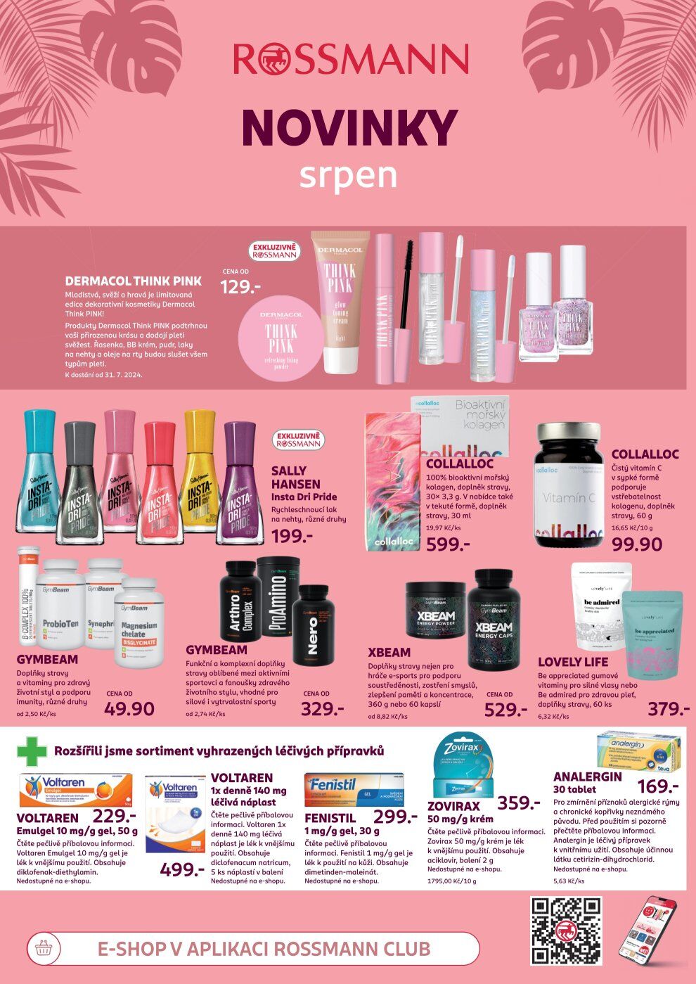 ROSSMANN leták - Novinky srpen ROSSMANN drogerie strana 1