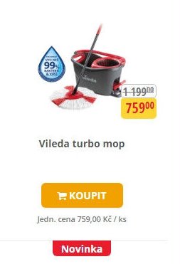 Vileda turbo mop - Teta drogerie aktualniletaky.eu