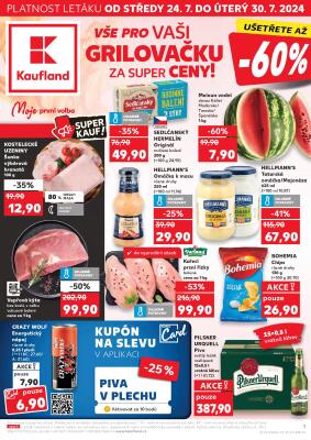 aktuální leták Kaufland 24.7.2024-30.7.2024
