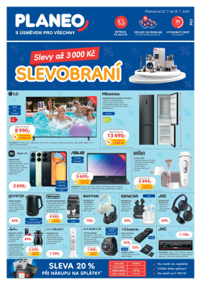 aktuální leták Planeo 22.7.2024-28.7.2024
