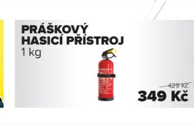 Práškový hasicí přístroj 1 kg