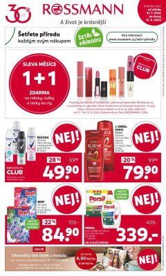 aktuální leták ROSSMANN drogerie 31.7.2024-13.8.2024