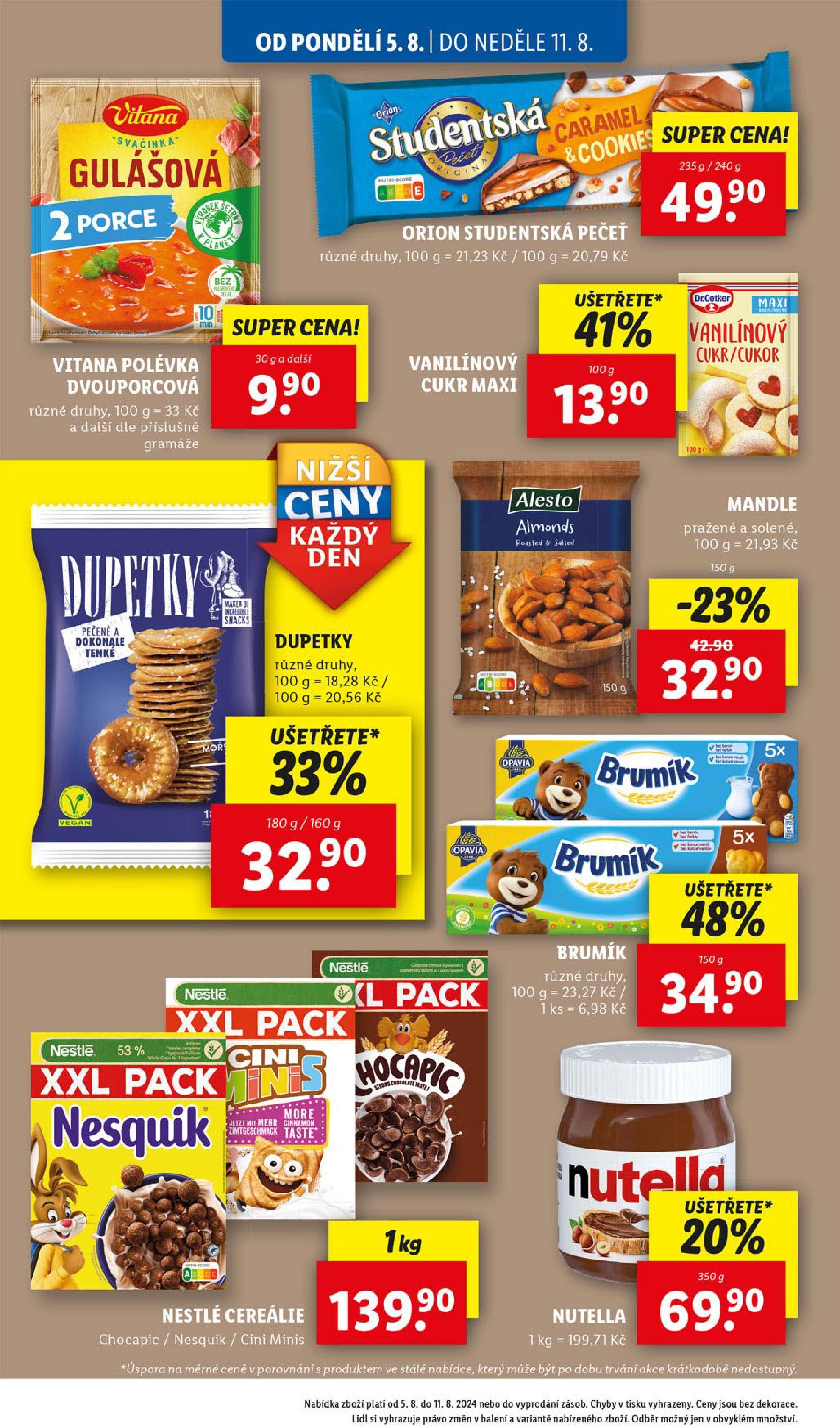 Lidl leták od pondělí Lidl strana 21