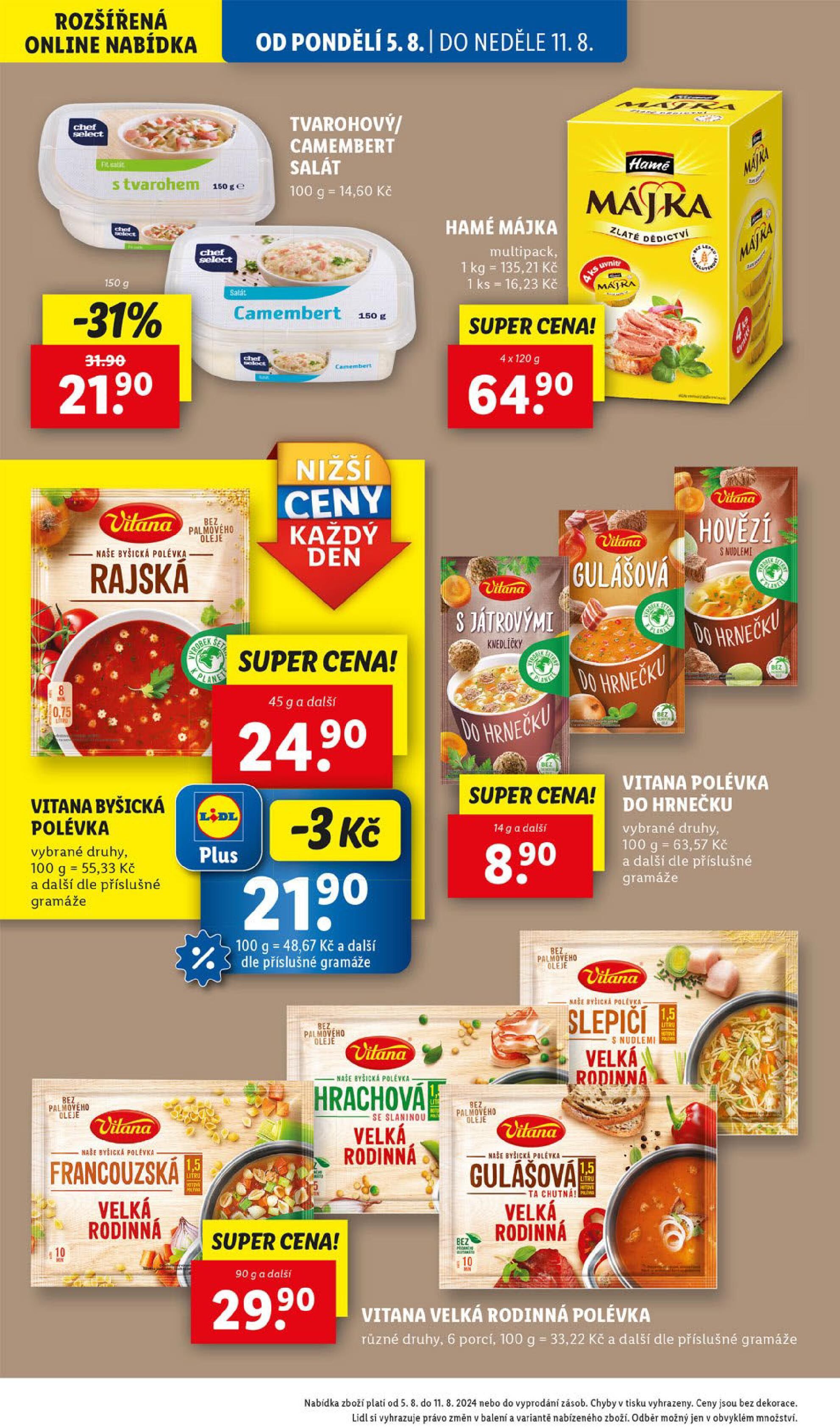 Lidl leták od pondělí Lidl strana 23