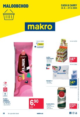 aktuální leták Makro 14.8.2024-27.8.2024