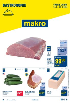 aktuální leták Makro 14.8.2024-27.8.2024