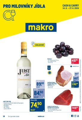 aktuální leták Makro 14.8.2024-27.8.2024