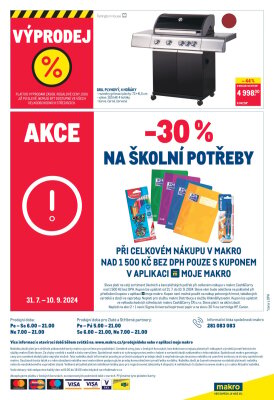 aktuální leták Makro 14.8.2024-27.8.2024