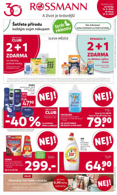 aktuální leták ROSSMANN drogerie 14.8.2024-27.8.2024