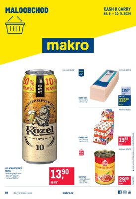 aktuální leták Makro 28.8.2024-10.9.2024