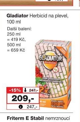 Gladiator Herbicid - Barvy a laky drogerie aktualniletaky.eu