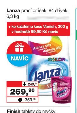 Lanza prací prášek - Barvy a laky drogerie aktualniletaky.eu