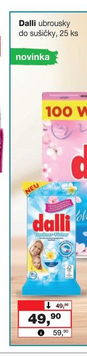 Dalli ubrousky do sušičky - Barvy a laky drogerie aktualniletaky.eu