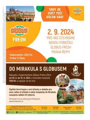 aktuální leták Globus 4.9.2024-10.9.2024