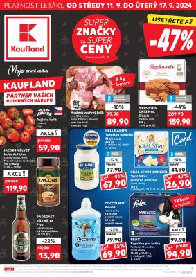 aktuální leták Kaufland 11.9.2024-17.9.2024
