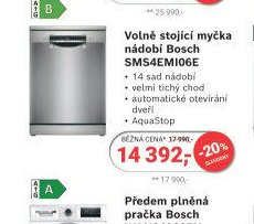 Volně stojící myčka nádobí Bosch SMS4EMI06E - Planeo aktualniletaky.eu