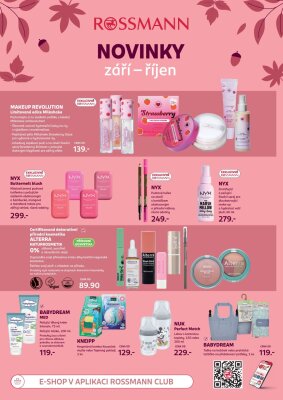 aktuální leták ROSSMANN drogerie 11.9.2024-8.10.2024