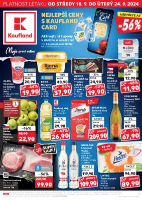 aktuální leták Kaufland 18.9.2024-24.9.2024