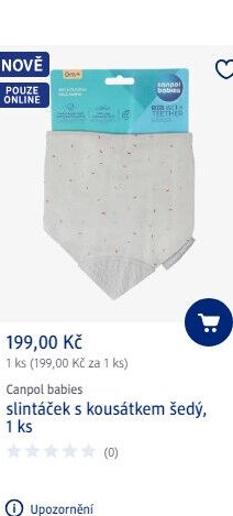 Canpol babies slintáček s kousátkem šedý, 1 ks - dm drogerie aktualniletaky.eu