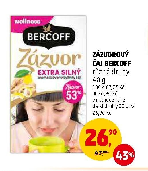 Zázvorový čaj Bercoff - Penny Market aktualniletaky.eu