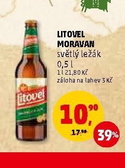 Litovel Moravan světlý ležák 0,5 l - Penny Market aktualniletaky.eu