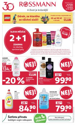 aktuální leták ROSSMANN drogerie 25.9.2024-8.10.2024