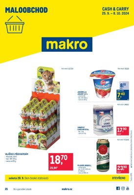 aktuální leták Makro 25.9.2024-8.10.2024
