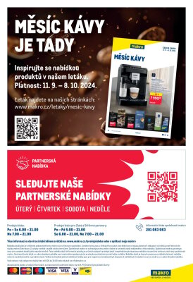 aktuální leták Makro 25.9.2024-8.10.2024