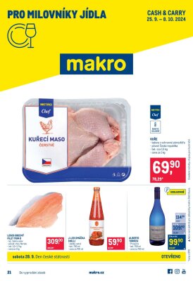 aktuální leták Makro 25.9.2024-8.10.2024
