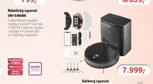 Robotický vysavač SRV 6485BK - Planeo aktualniletaky.eu