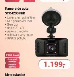 Sencor Kamera do auta SCR 4200 FHD - Planeo aktualniletaky.eu