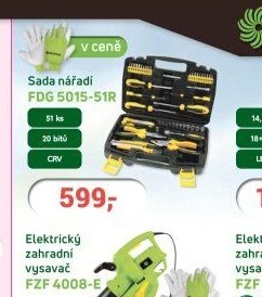 Fieldmann Sada nářadí FDG 5015-51R - Planeo aktualniletaky.eu
