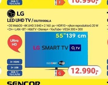 LG LED UHD TV 55UT81006LA - Planeo aktualniletaky.eu