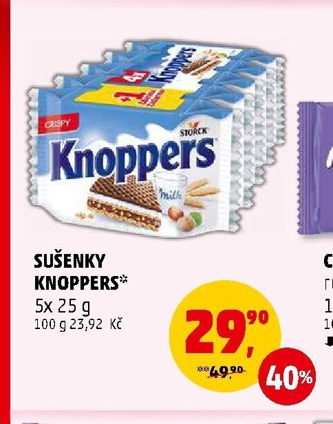 Sušenky Knoppers - Penny Market aktualniletaky.eu
