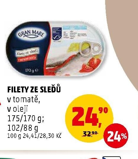 FILETY ZE SLEĎŮ v tomatě, v oleji - Penny Market aktualniletaky.eu