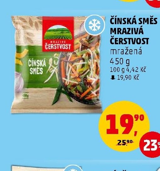 ČÍNSKÁ SMĚS MRAZIVÁ ČERSTVOST mražená 450 g - Penny Market aktualniletaky.eu