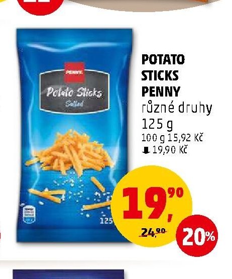 Potato Sticks Penny různé druhy - Penny Market aktualniletaky.eu
