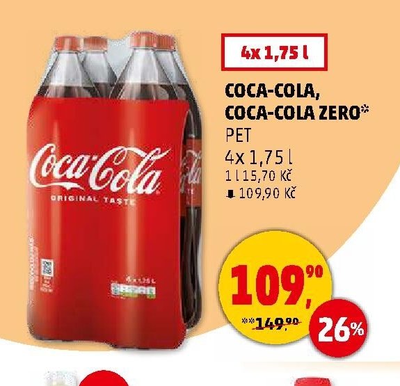 Coca-Cola, Coca-Cola Zero - Penny Market aktualniletaky.eu