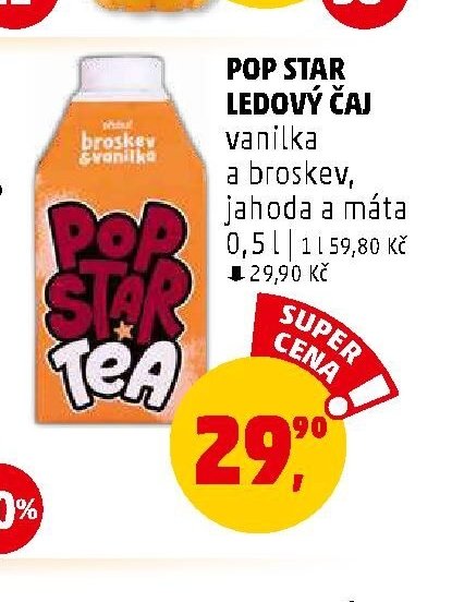 Pop Star ledový čaj - Penny Market aktualniletaky.eu