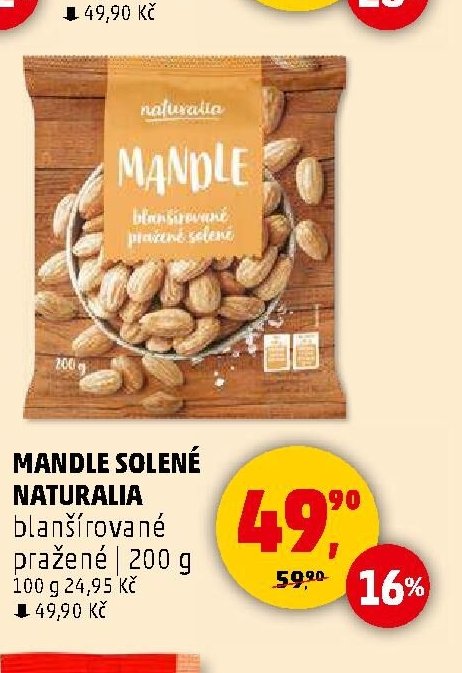 MANDLE SOLENÉ NATURALIA blanšírované pražené 200 g - Penny Market aktualniletaky.eu