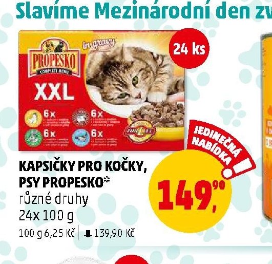 KAPSIČKY PRO KOČKY PROPESKO - Penny Market aktualniletaky.eu