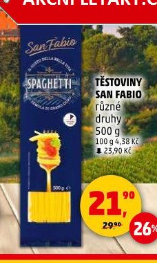 TĚSTOVINY SAN FABIO - Penny Market aktualniletaky.eu