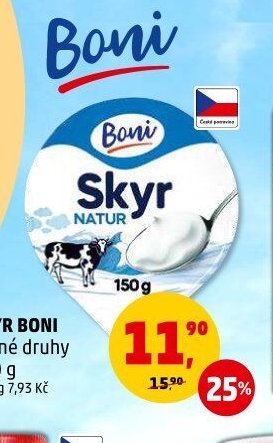 Skyr Boni různé druhy - Penny Market aktualniletaky.eu