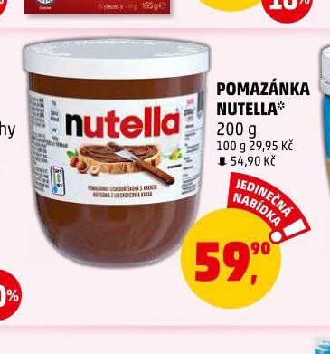 POMAZÁNKA NUTELLA - Penny Market aktualniletaky.eu