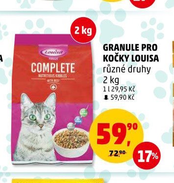 GRANULE PRO KOČKY LOUISA - Penny Market aktualniletaky.eu
